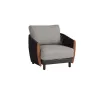 Outdoor Patio 2-Seater Single Sofa Waterproof Rope Garden Hotels Beaches Restaurants Villas Parks