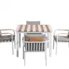 Patio Furniture Aluminum Garden Dinning Set Outdoor Party Tables and Chairs Set