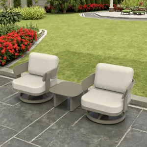 Patio Furniture Sets Aluminum Sofa Set All Weather Sofa Outdoor Balcony Furniture Couch Sofa Set