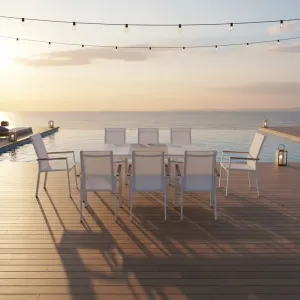 Patio Luxury Restaurant Dinning Set Outdoor Garden Table and Chair Set