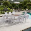 Patio Luxury Restaurant Dinning Set Outdoor Garden Table and Chair Set