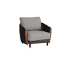 Patio Outdoor Modern Waterproof 2 Seater Rope Garden Sofas Single Sofa