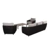 Patio Outdoor Modern Waterproof 2 Seater Rope Garden Sofas Single Sofa