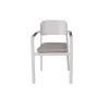 Patio Rust-resistant Aluminium Chair With Upholstered Cushion Metal Outdoor Chairs Set Garden Furniture Hotel Sofa