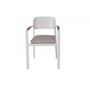 Patio Rust-resistant Aluminium Chair With Upholstered Cushion Metal Outdoor Chairs Set Garden Furniture Hotel Sofa
