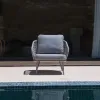 Popular Garden Patio Leisure Sofa Set Furniture Luxury Garden Sofa Teak Outdoor Sofa