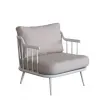 Popular Outdoor Aluminium Garden Sets Patio Aluminum Curve Leisure Sofa Set