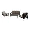 Quintus Modern Aluminium Outdoor Furniture Set Durable Waterproof Design for Courtyard Hotel or Garden Sofa Set