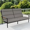 Ray Comfortable Aluminum 5--Seater Coffee Table Patio Furniture Sofa Set for Garden Outdoor