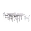 Saigon Garden Waterproof Aluminum Outdoor Dining Sets Patio Furniture Table and Chair Set