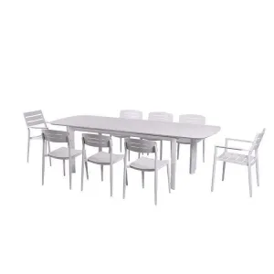 Saigon Garden Waterproof Aluminum Outdoor Dining Sets Patio Furniture Table and Chair Set