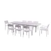 Saigon New Arrival Garden Durable Outdoor Dining Sets Waterproof Aluminum Patio Furniture-Table and Chairs Set