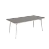 Teak Wood Patio Furniture Set Waterproof Aluminum Outdoor Dining Table Chair for Garden Balcony Courtyard