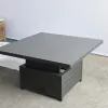 Una High End Customer Only Deluxe Furniture Outdoor Garden Sofa Set With Glass Lifting Table