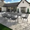 Vera Professional Grade Commercial Dining Chair and Table Set Outdoor Furniture for Hotel Garden Banquet Hall Events