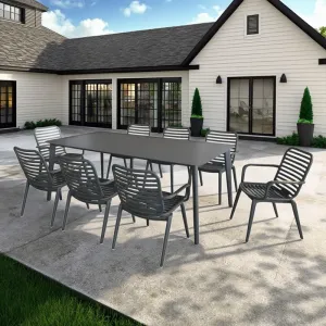 Vera Professional Grade Commercial Dining Chair and Table Set Outdoor Furniture for Hotel Garden Banquet Hall Events