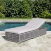 Waterproof Rattan Wicker Garden Lounge Set High-Durable Outdoor Beach Pool Sun Loungers for Courtyard Hotel