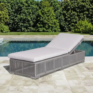 Waterproof Rattan Wicker Garden Lounge Set High-Durable Outdoor Beach Pool Sun Loungers for Courtyard Hotel