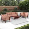 Wholesale Outdoor Garden Sofas Aluminum 2.5-seater Sofa for Garden and Outdoor Furniture