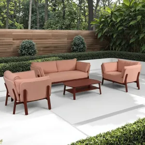 Wholesale Outdoor Garden Sofas Aluminum 2.5-seater Sofa for Garden and Outdoor Furniture