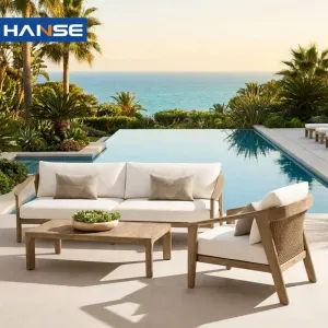 American Design Resort Pool Project Sectional Wicker Entertaining Outdoor Modern Rattan Furniture Sofa Set 10 Seater