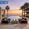 Garden Wooden Furniture Teak Wood Outdoor Sofa Set for Dining Hotel Park Use for Living Room Park Furniture Teak for Garden