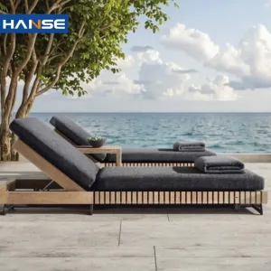 Hot Sale Rattan Outdoor Canopy Tuft Round Sunbed Sofa Bed Canopy Air Lounger UV Resistant Eco-Friendly Hotel Villa Hospital Use