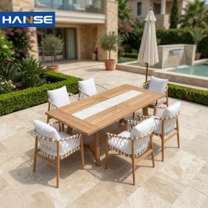 Luxury Scandinavian Cheap Teak Dinner Table Kitchen Dining Room Furnitures Tables Sets Modern Italian Designs