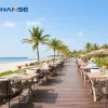 Modern French Garden Outdoor Hotel Restaurant Woven Wicker Rattan Eco-friendly Coffee Dining Tables Chairs Sets Living Room Park