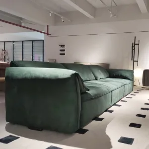 Modern Luxury Convertible Sectional Sofa Set Velvet Fabric for Living Room Villa Warehouse School Park Furniture