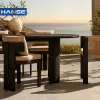 Outdoor Patio Garden Set Furniture Cast Aluminum Rope Woven Outdoor Chairs Patio Chair Furniture With Plastic Cushion
