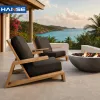 Sale Woven Technique Villa Patio Big Lots Backyard Garden Furniture Thick Cushion Designed Modern Outdoor Tuft Rope Sofa