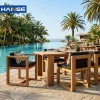 Whole House Joinery Package Home Improvement Outdoor Living Spaces Teak Outdoor Furniture Set Wooden Garden Table and Chairs Set