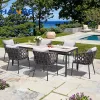 Wholesale Modern Garden Dining Set Commercial Outdoor Table and 4 Chairs Rattan Material for Hotels and Street Patios